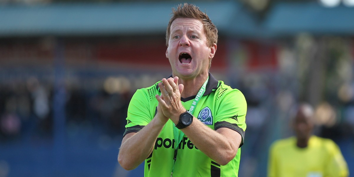 Gor Mahia Coach. Dylan Kerr