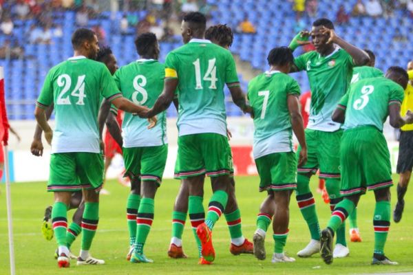 Kenya National Football Team in Action