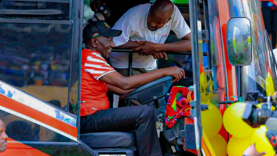 President William Ruto Grants Shabana FC KSh 20 Million as Club Unveils New Team Bus at Gusii Stadium