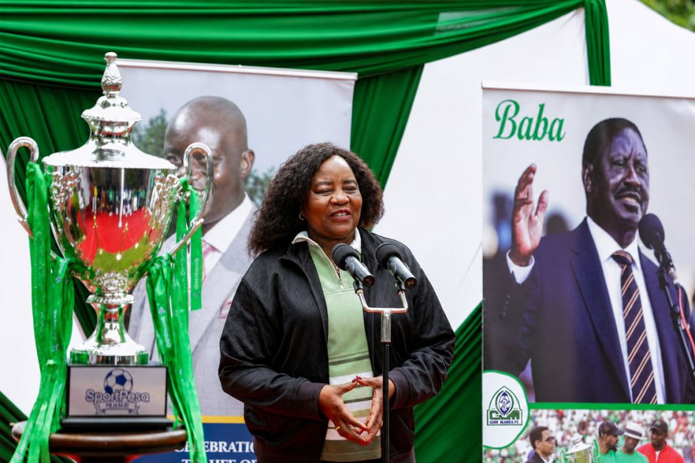 Promise Kept: Gor Mahia Delivers Baba’s Final Wish as Champions Present Trophies to Mama Ida Odinga